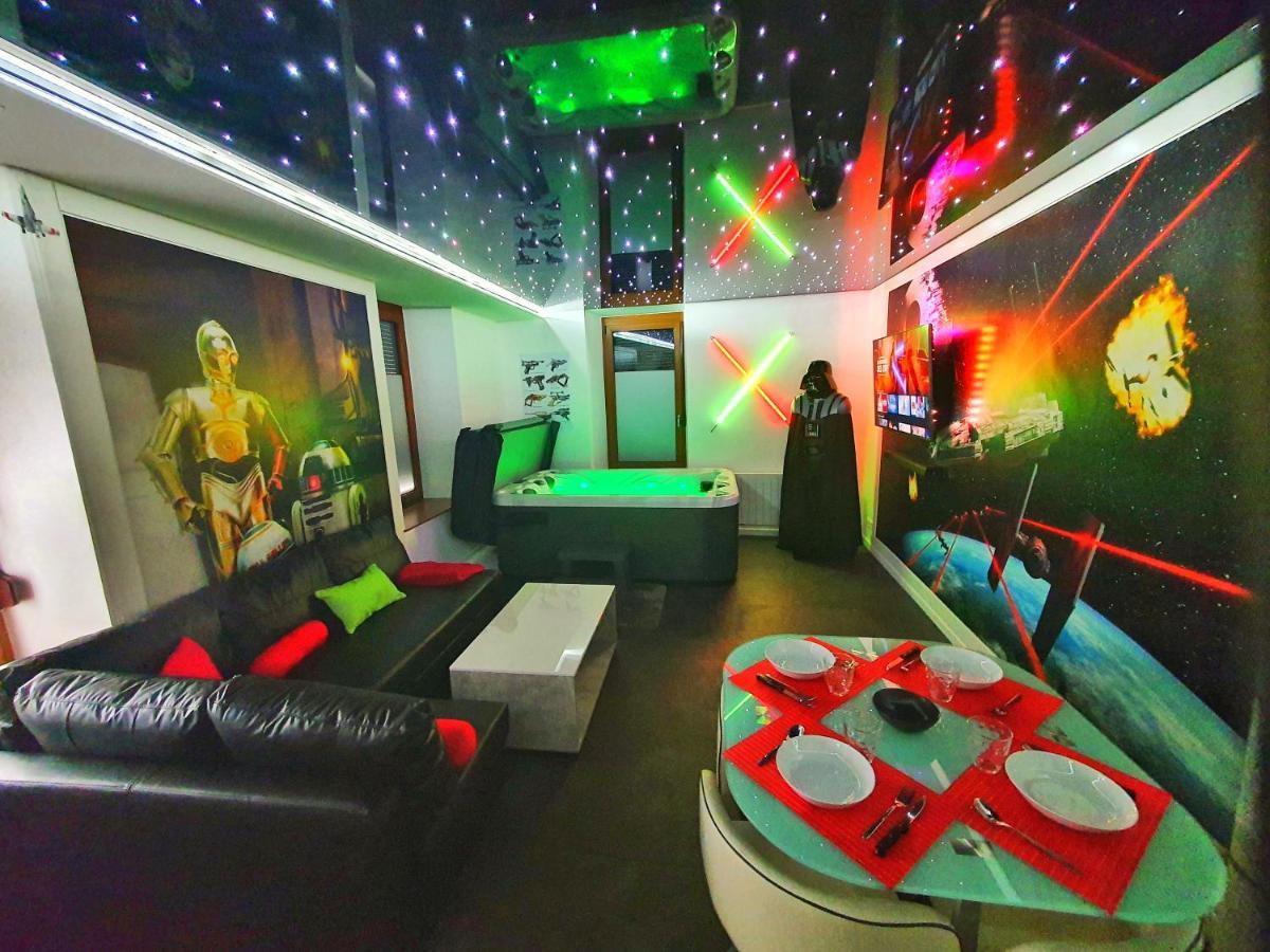 Galaxy Spa-4 Pers-Jacuzzi-Insolite-Parking-Jardin-Clim-Colmar Holtzwihr Buitenkant foto