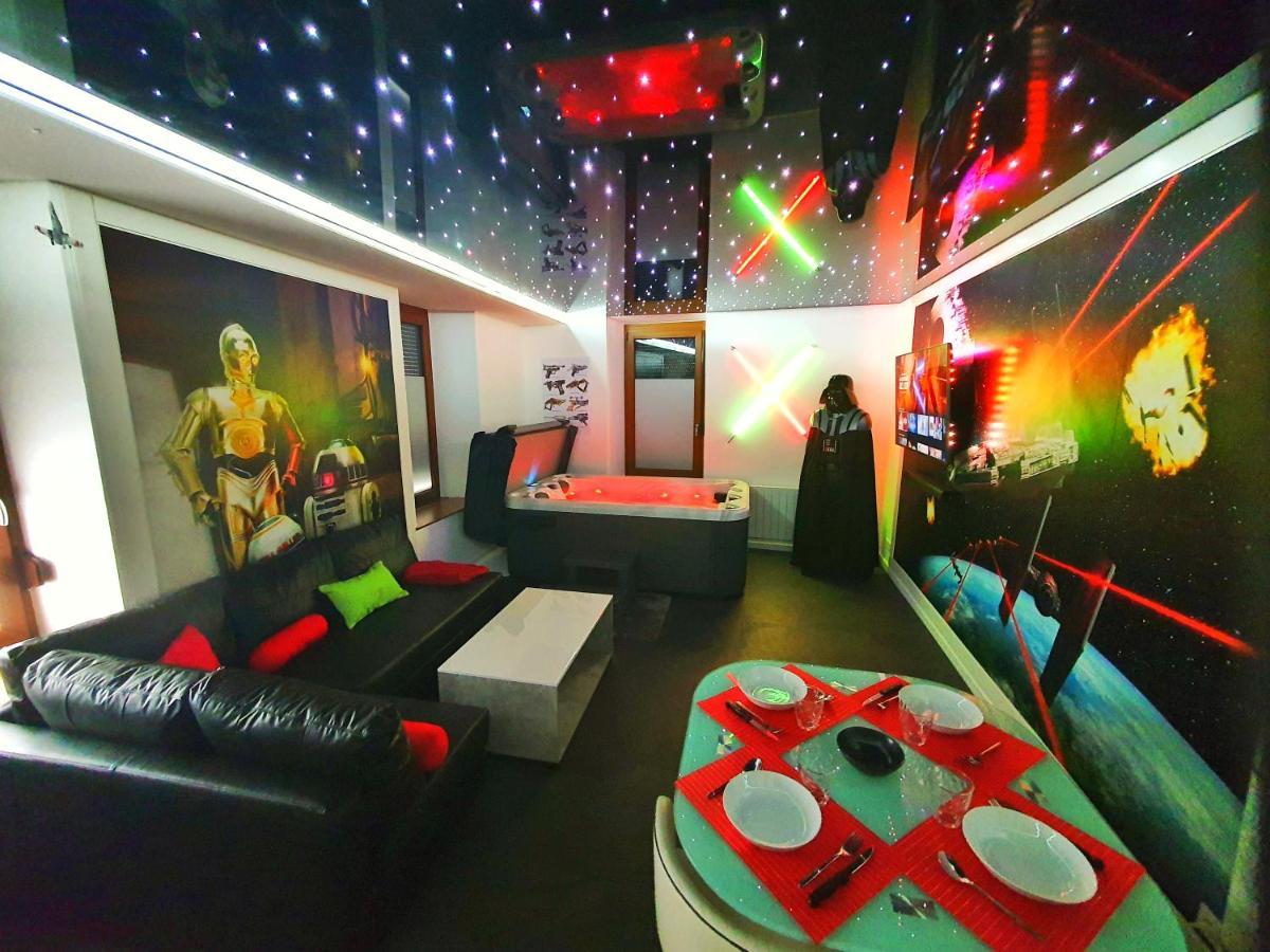 Galaxy Spa-4 Pers-Jacuzzi-Insolite-Parking-Jardin-Clim-Colmar Holtzwihr Buitenkant foto