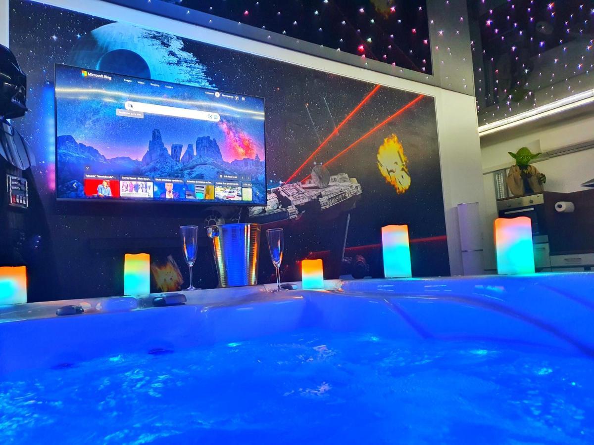 Galaxy Spa-4 Pers-Jacuzzi-Insolite-Parking-Jardin-Clim-Colmar Holtzwihr Buitenkant foto